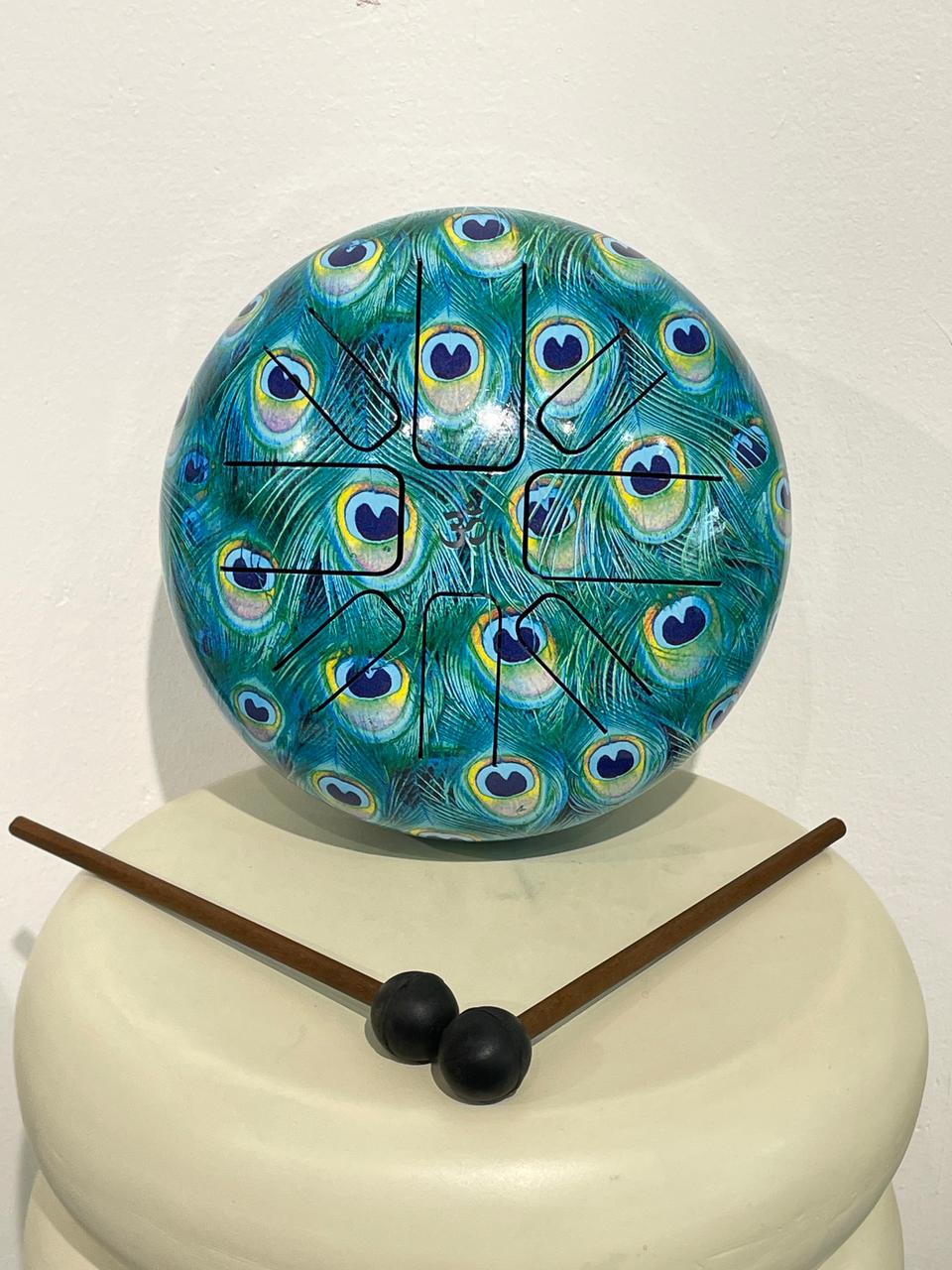 Peacock Steel Tongue Drum