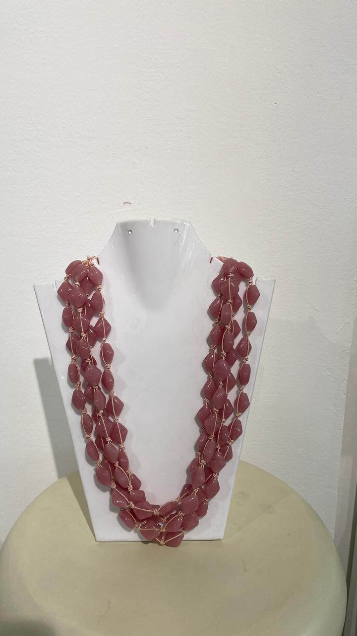 Rose Quartz Triple-Strand
